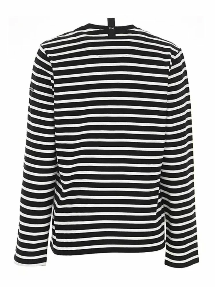 ( New Season ) Marc Jacobs Striped Long-Sleeve T-Shirt Women, Multi 2 ( New Season ) Marc Jacobs Striped Long-Sleeve T-Shirt Women, Multi - Image 2