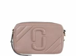( New Season ) Marc Jacobs The Moto Shot Zipped Crossbody Bag Women, Beige