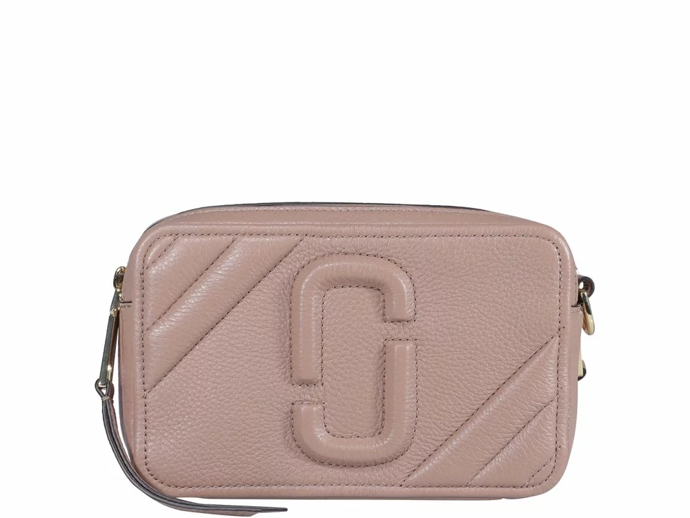 ( New Season ) Marc Jacobs The Moto Shot Zipped Crossbody Bag Women, Beige 1 ( New Season ) Marc Jacobs The Moto Shot Zipped Crossbody Bag Women, Beige