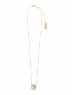 ( New Season ) Marc Jacobs The Medallion Pendant Necklace Women, Green