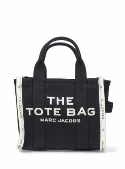 ( New Season ) Marc Jacobs The Jacquard Mini Traveler Tote Bag Women, Black