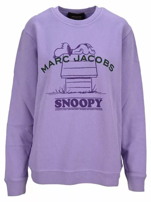 Marc Jacobs Snoopy Printed Crewneck Sweatshirt Women, Purple 5 Marc Jacobs Snoopy Printed Crewneck Sweatshirt Women, Purple -Marc Jacobs Store 08d7a8738e905da52afde293fd37b08a