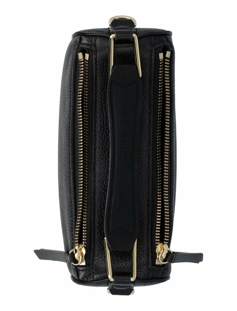 ( New Season ) Marc Jacobs Logo Embossed Mini Shoulder Bag Women, Black 5 ( New Season ) Marc Jacobs Logo Embossed Mini Shoulder Bag Women, Black - Image 5