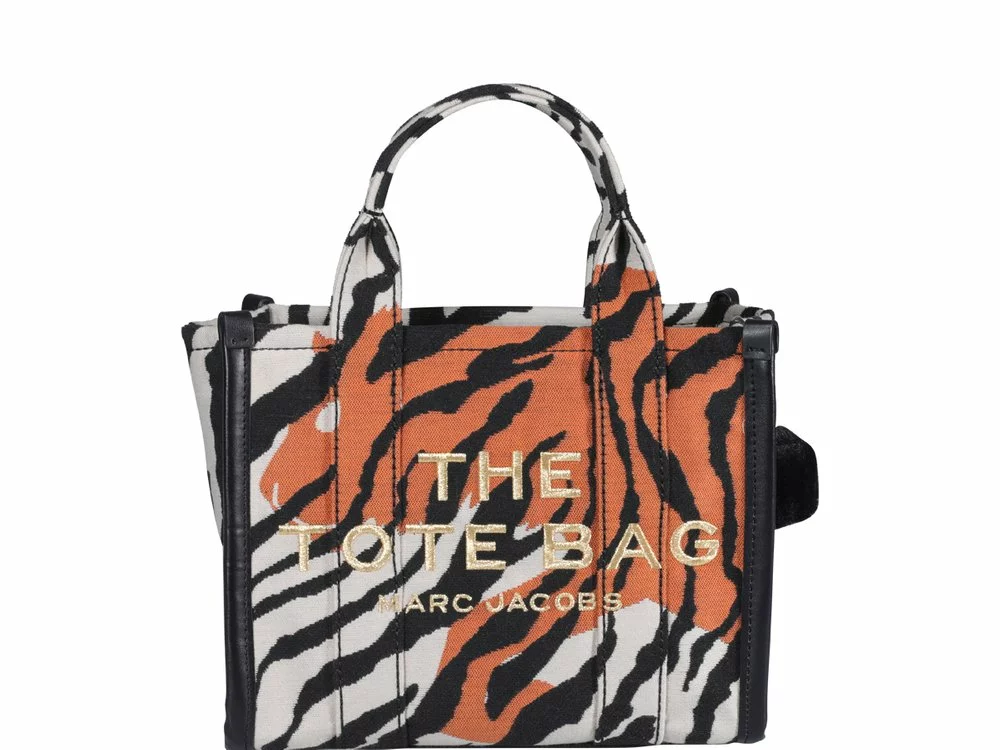 ( New Season ) Marc Jacobs Logo Embroidered Mini Tote Bag Women, Multi 1 ( New Season ) Marc Jacobs Logo Embroidered Mini Tote Bag Women, Multi