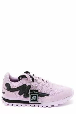( New Season ) Marc Jacobs The Teddy Jogger Lace-Up Sneakers Women, Purple