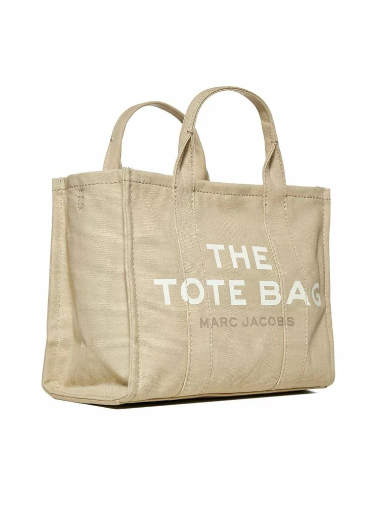 ( New Season ) Marc Jacobs The Small Traveler Tote Bag Women, Beige 3 ( New Season ) Marc Jacobs The Small Traveler Tote Bag Women, Beige - Image 3