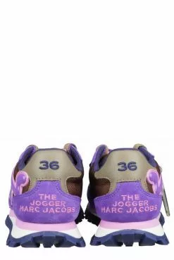 ( New Season ) Marc Jacobs The Jogger Lace-Up Sneakers Women, Purple -Marc Jacobs Store 15d00134c26209de4ca7ad2573e46b7e
