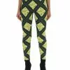 Marc Jacobs Embroidered Cropped Pants Women, Black