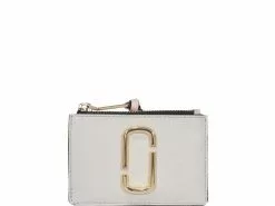 Marc Jacobs The Snapshot Top Zip Multi Wallet Women, Beige