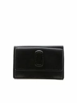 Marc Jacobs Snapshot Mini Trifold Wallet Women, Black