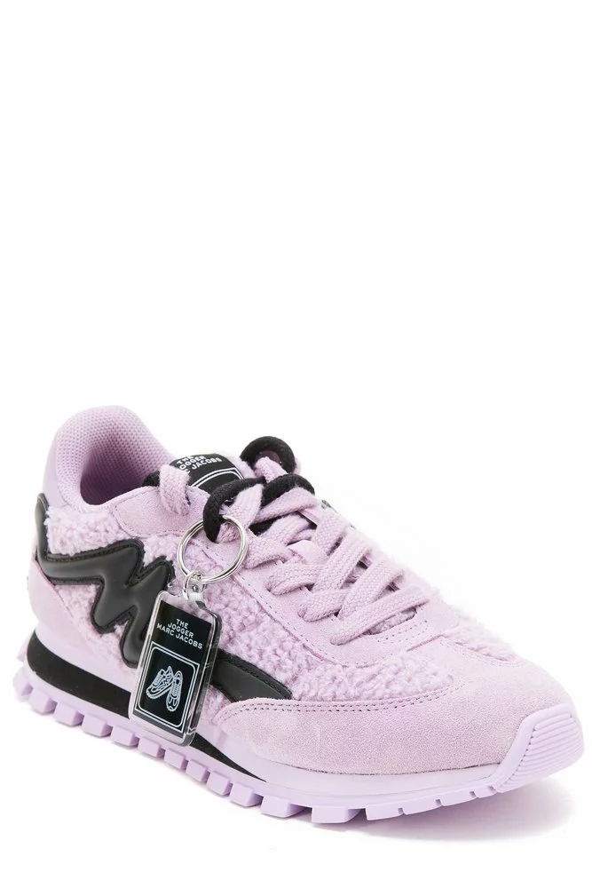 ( New Season ) Marc Jacobs The Teddy Jogger Lace-Up Sneakers Women, Purple 2 ( New Season ) Marc Jacobs The Teddy Jogger Lace-Up Sneakers Women, Purple - Image 2