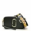 ( New Season ) Marc Jacobs The Logo Strap Snapshot Camera Bag Women, Black