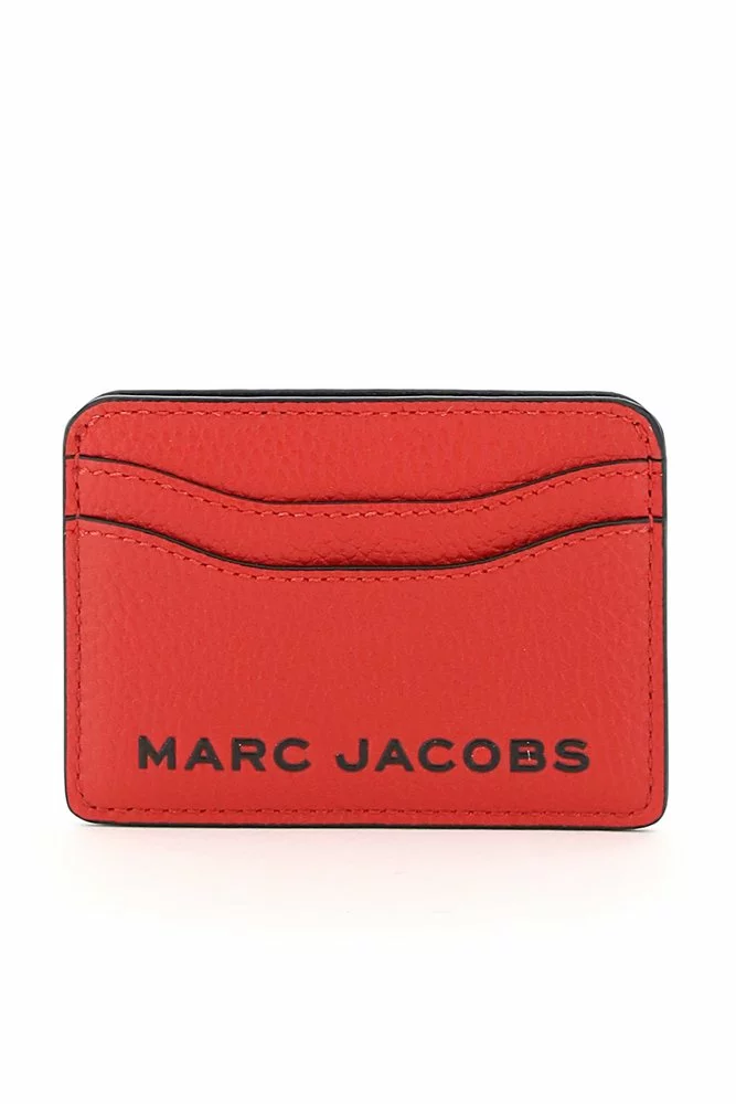 Marc Jacobs Logo Printed Card Case Women, Red 1 Marc Jacobs Logo Printed Card Case Women, Red