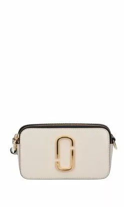 ( New Season ) Marc Jacobs The Snapshot Camera Bag Women, White