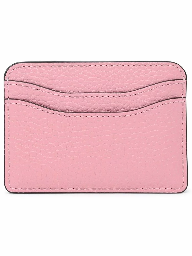 ( New Season ) Marc Jacobs Logo Plaque Card Case Women, Pink 2 ( New Season ) Marc Jacobs Logo Plaque Card Case Women, Pink - Image 2