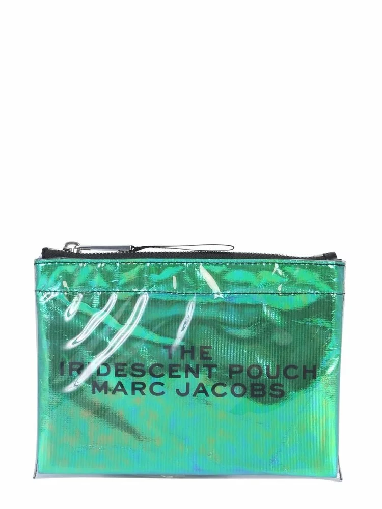 Marc Jacobs The Iridescent Flat Pouch Women, Green 1 Marc Jacobs The Iridescent Flat Pouch Women, Green
