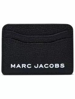 ( New Season ) Marc Jacobs Logo Printed Card Case Women, Black