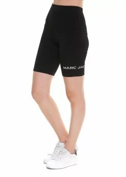 ( New Season ) Marc Jacobs Logo Knitted Sport Shorts Women, Black -Marc Jacobs Store 325e542e40df063d2209b546c6dee908