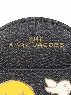 Marc Jacobs Badge Embellished Crossbody Bag Women, Black -Marc Jacobs Store 3456e679896edd70aacda809620e17bf