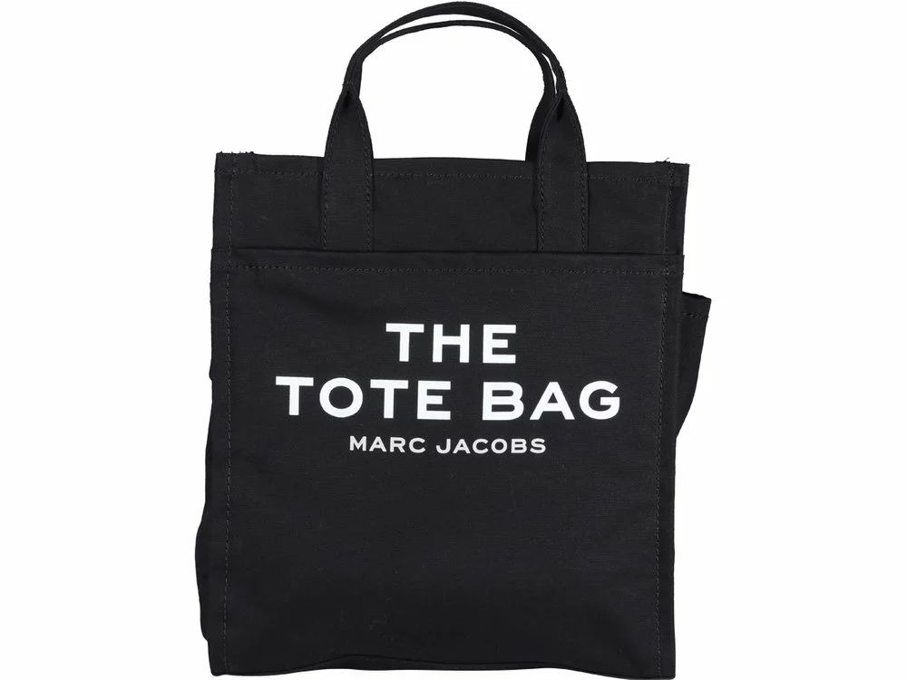 ( New Season ) Marc Jacobs The Functional Logo Printed Tote Bag Women, Black 1 ( New Season ) Marc Jacobs The Functional Logo Printed Tote Bag Women, Black