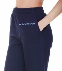 ( New Season ) Marc Jacobs Logo Embroidered Sweatpants Women, Blue 9 ( New Season ) Marc Jacobs Logo Embroidered Sweatpants Women, Blue -Marc Jacobs Store 37f66ee5d0aadcf6b1b660cbb3e34a3a