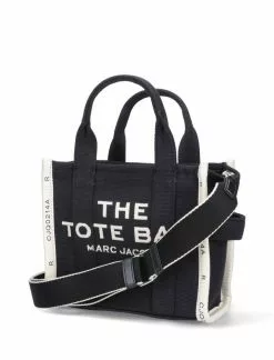 ( New Season ) Marc Jacobs The Jacquard Mini Traveler Tote Bag Women, Black -Marc Jacobs Store 3c439133f8ca1b5f7f136638074adc0d