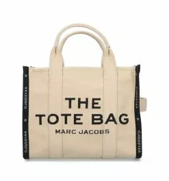 Marc Jacobs Store 13 ( New Season ) Marc Jacobs The Jacquard Small Traveler Tote Bag Women, Beige