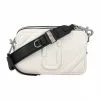 ( New Season ) Marc Jacobs The Moto Shot Crossbody Bag Women, White
