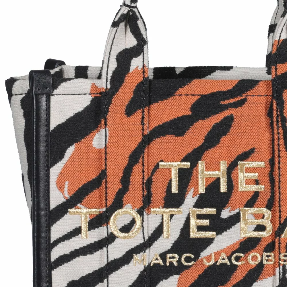 ( New Season ) Marc Jacobs Logo Embroidered Mini Tote Bag Women, Multi 5 ( New Season ) Marc Jacobs Logo Embroidered Mini Tote Bag Women, Multi - Image 5