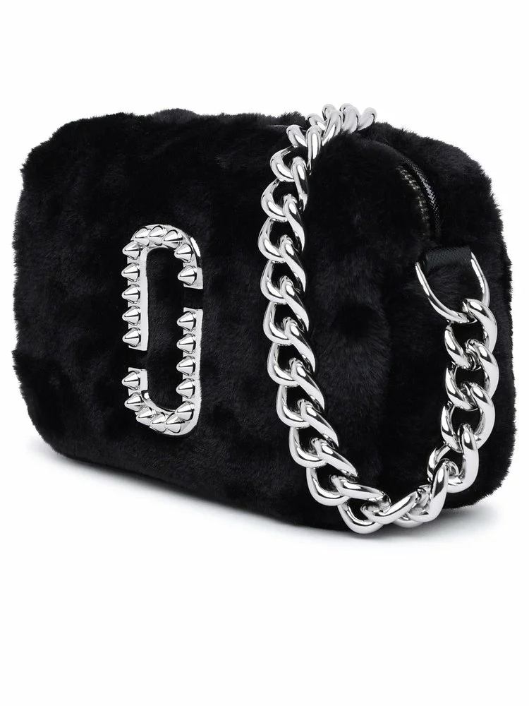 ( New Season ) Marc Jacobs The Push Snapshot Crossbody Bag Women, Black 3 ( New Season ) Marc Jacobs The Push Snapshot Crossbody Bag Women, Black - Image 3