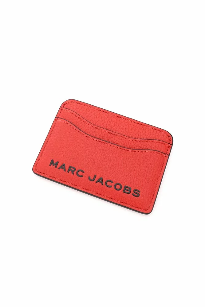 Marc Jacobs Logo Printed Card Case Women, Red 4 Marc Jacobs Logo Printed Card Case Women, Red - Image 4