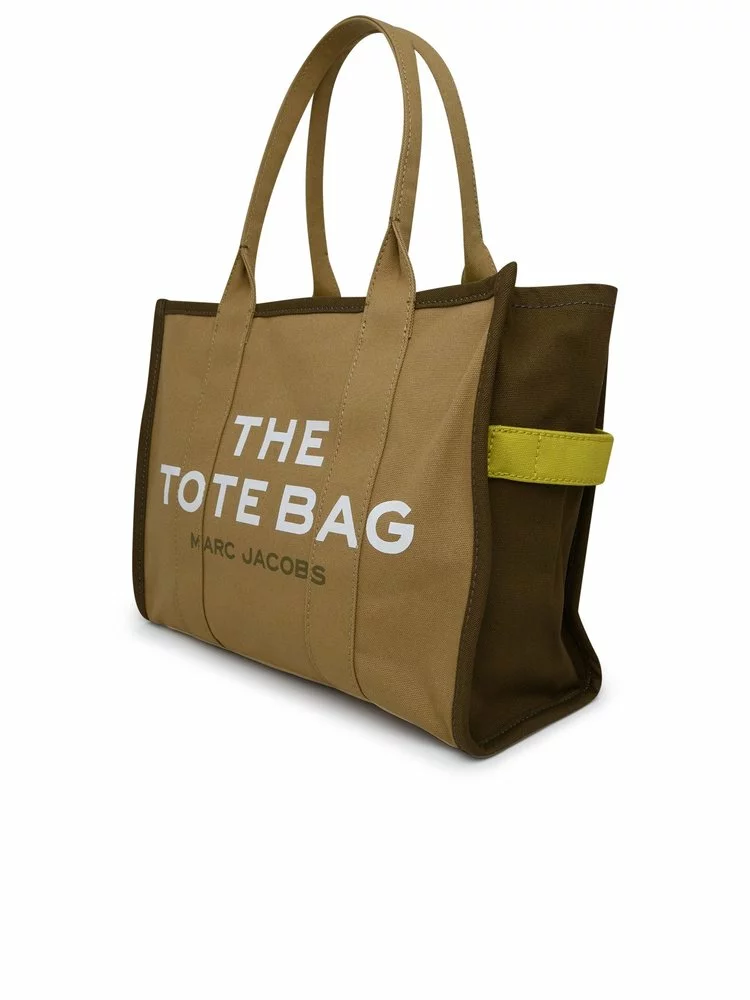 ( New Season ) Marc Jacobs Logo Printed Tote Bag Women, Yellow 3 ( New Season ) Marc Jacobs Logo Printed Tote Bag Women, Yellow - Image 3