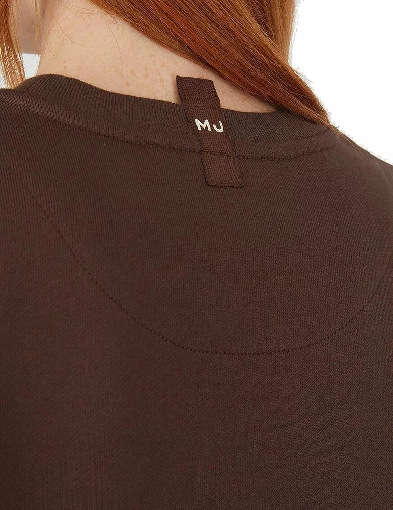 ( New Season ) Marc Jacobs Logo Printed Sweatshirt Women, Brown 5 ( New Season ) Marc Jacobs Logo Printed Sweatshirt Women, Brown - Image 5