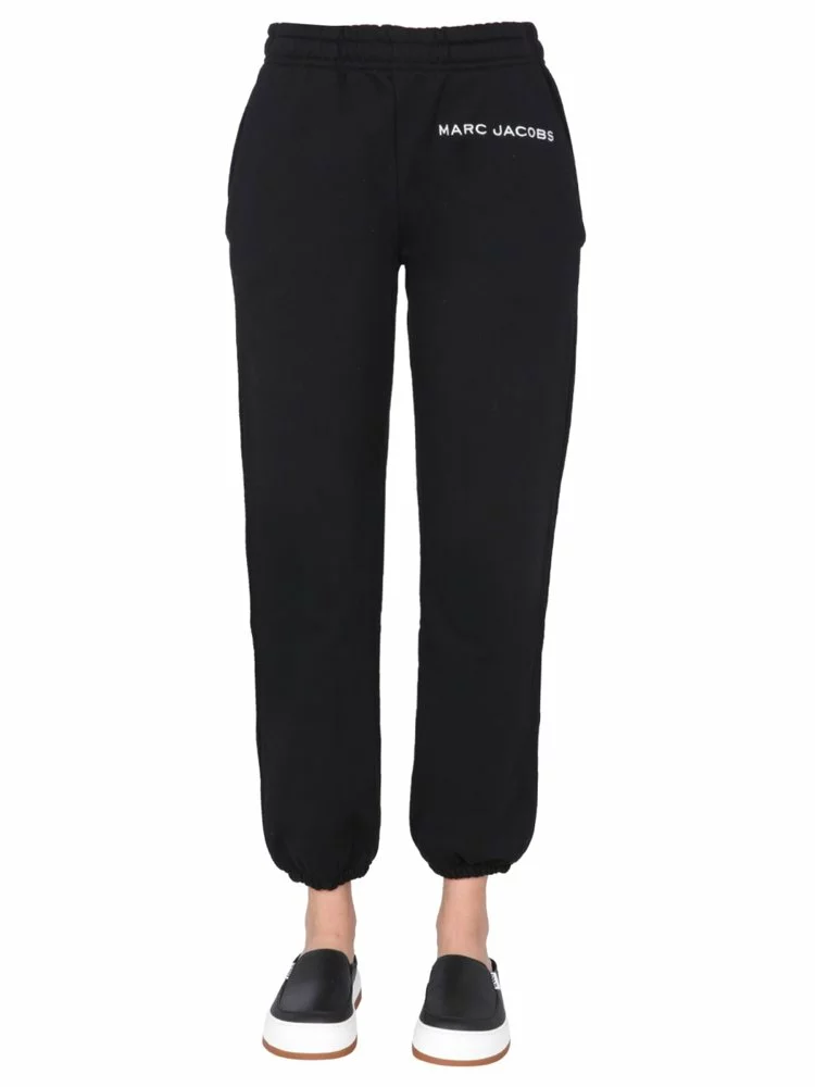 ( New Season ) Marc Jacobs Logo Embroidered Sweatpants Women, Black 1 ( New Season ) Marc Jacobs Logo Embroidered Sweatpants Women, Black