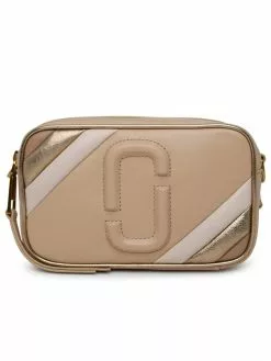 ( New Season ) Marc Jacobs The Moto Shot Crossbody Bag Women, Beige