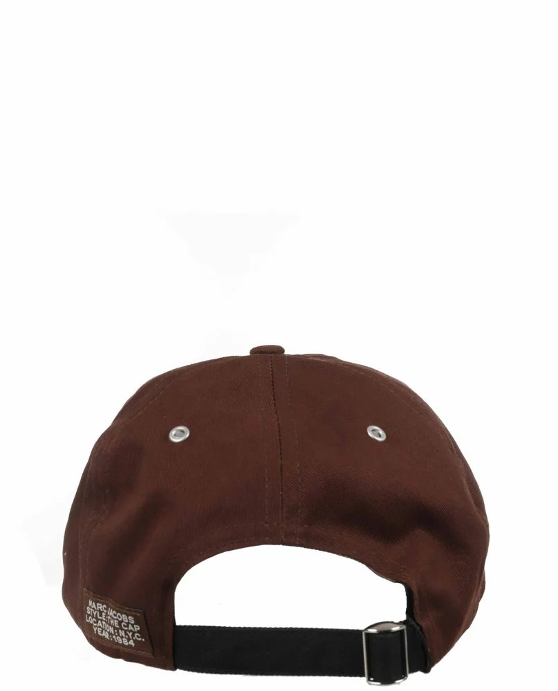 ( New Season ) Marc Jacobs Logo Embroidered Baseball Cap Women, Brown 2 ( New Season ) Marc Jacobs Logo Embroidered Baseball Cap Women, Brown - Image 2