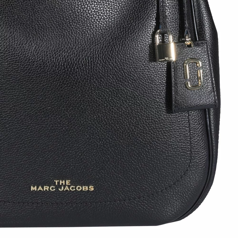 ( New Season ) Marc Jacobs The Director Logo Plaque Shoulder Bag Women, Black 4 ( New Season ) Marc Jacobs The Director Logo Plaque Shoulder Bag Women, Black - Image 4