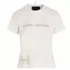Marc Jacobs Logo Print Crewneck T-Shirt Women, White