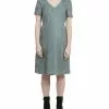 ( New Season ) Marc Jacobs The Short Sleeve A-Line Dress Women, Green