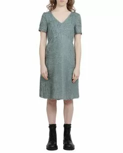 ( New Season ) Marc Jacobs The Short Sleeve A-Line Dress Women, Green