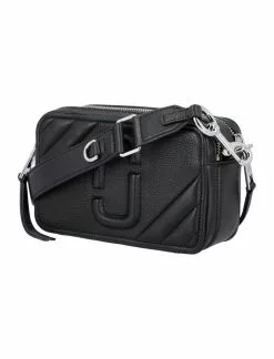 ( New Season ) Marc Jacobs The Moto Shot Crossbody Bag Women, Black -Marc Jacobs Store 888b4b0f546471e8fc99680cefa07e95