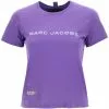 ( New Season ) Marc Jacobs Logo Print Crewneck T-Shirt Women, Purple