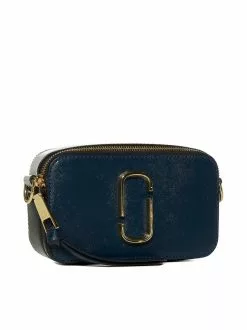 ( New Season ) Marc Jacobs Logo Plaque Snapshot Camera Bag Women, Navy -Marc Jacobs Store 911f4b03f3fc62d343badff89645a9bf