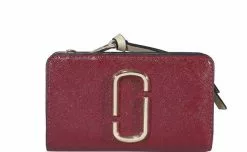 ( New Season ) Marc Jacobs The Snapshot Compact Zip-Up Wallet Women, Multi