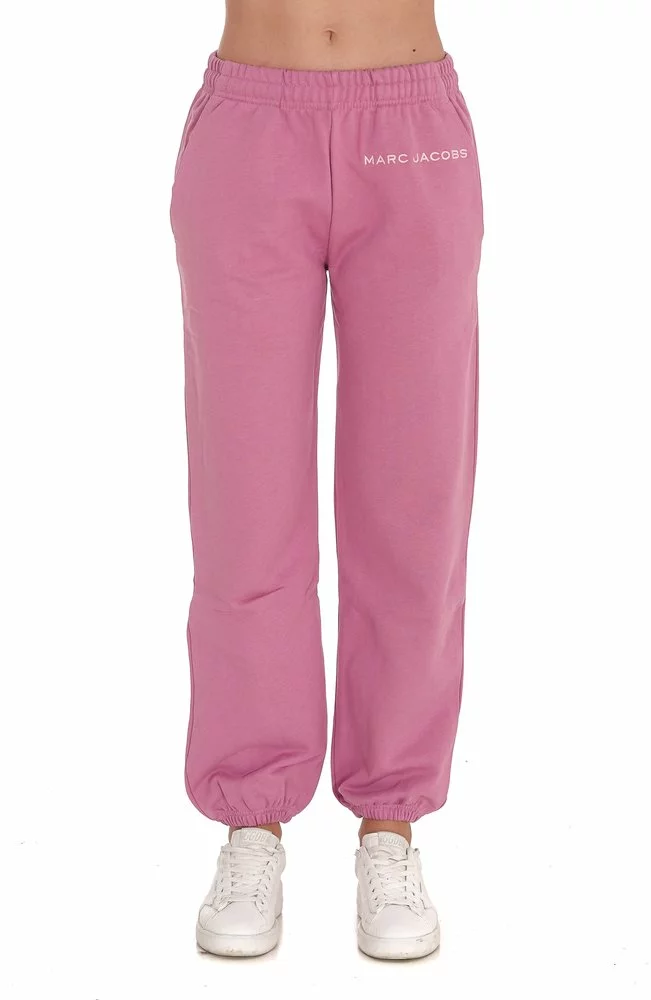 Marc Jacobs Logo Embroidered Sweatpants Women, Pink 1 Marc Jacobs Logo Embroidered Sweatpants Women, Pink