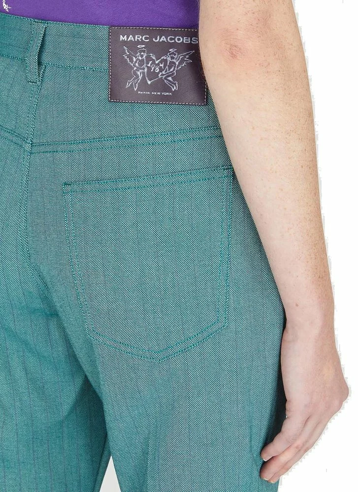 ( New Season ) Marc Jacobs Pinstripe Suit Pants Women, Green 5 ( New Season ) Marc Jacobs Pinstripe Suit Pants Women, Green - Image 5