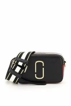 ( New Season ) Marc Jacobs The Snapshot Camera Bag Women, Black