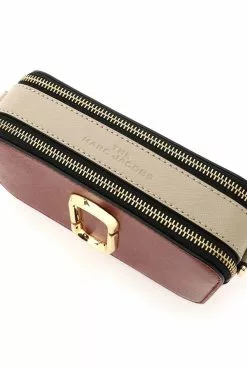 ( New Season ) Marc Jacobs The Snapshot Logo Plaque Crossbody Bag Women, Multi -Marc Jacobs Store a19ca8531d4761b77b44ee3e8ad8bc2e