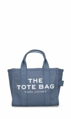 ( New Season ) Marc Jacobs The Mini Traveler Tote Bag Women, Blue