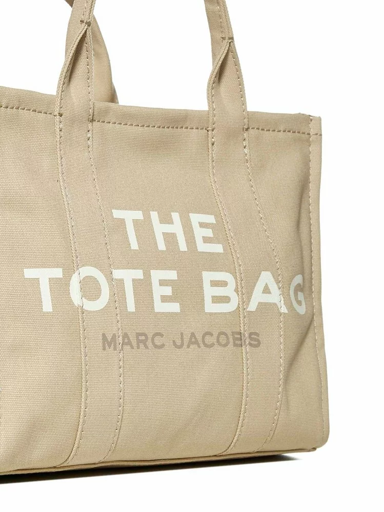 ( New Season ) Marc Jacobs The Small Traveler Tote Bag Women, Beige 4 ( New Season ) Marc Jacobs The Small Traveler Tote Bag Women, Beige - Image 4